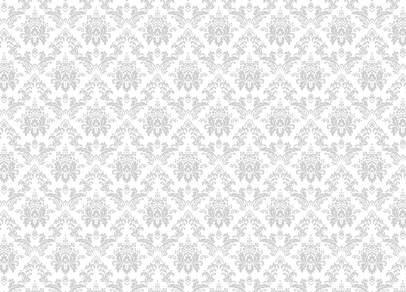 Floral Repeat Pattern Damask Wallpaper For Walls