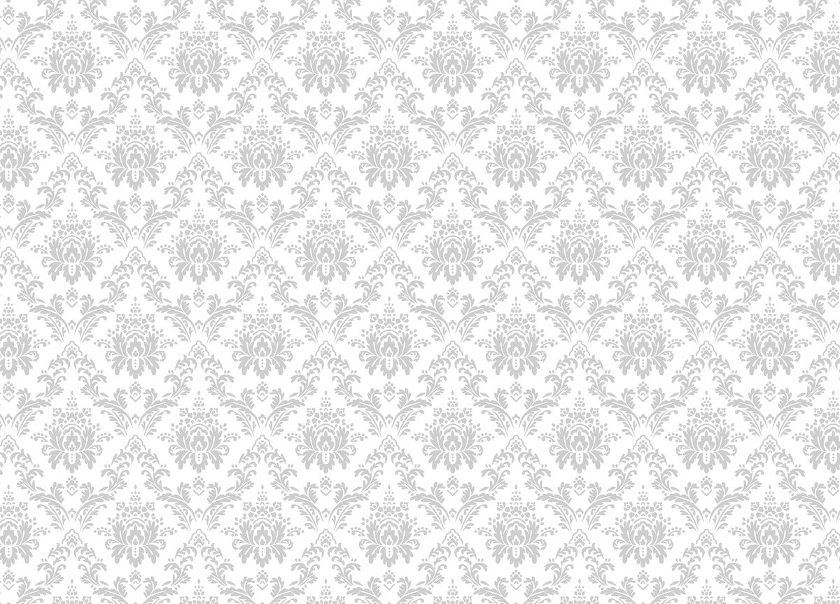 Floral Repeat Pattern Damask Wallpaper For Walls in your room — zoomed