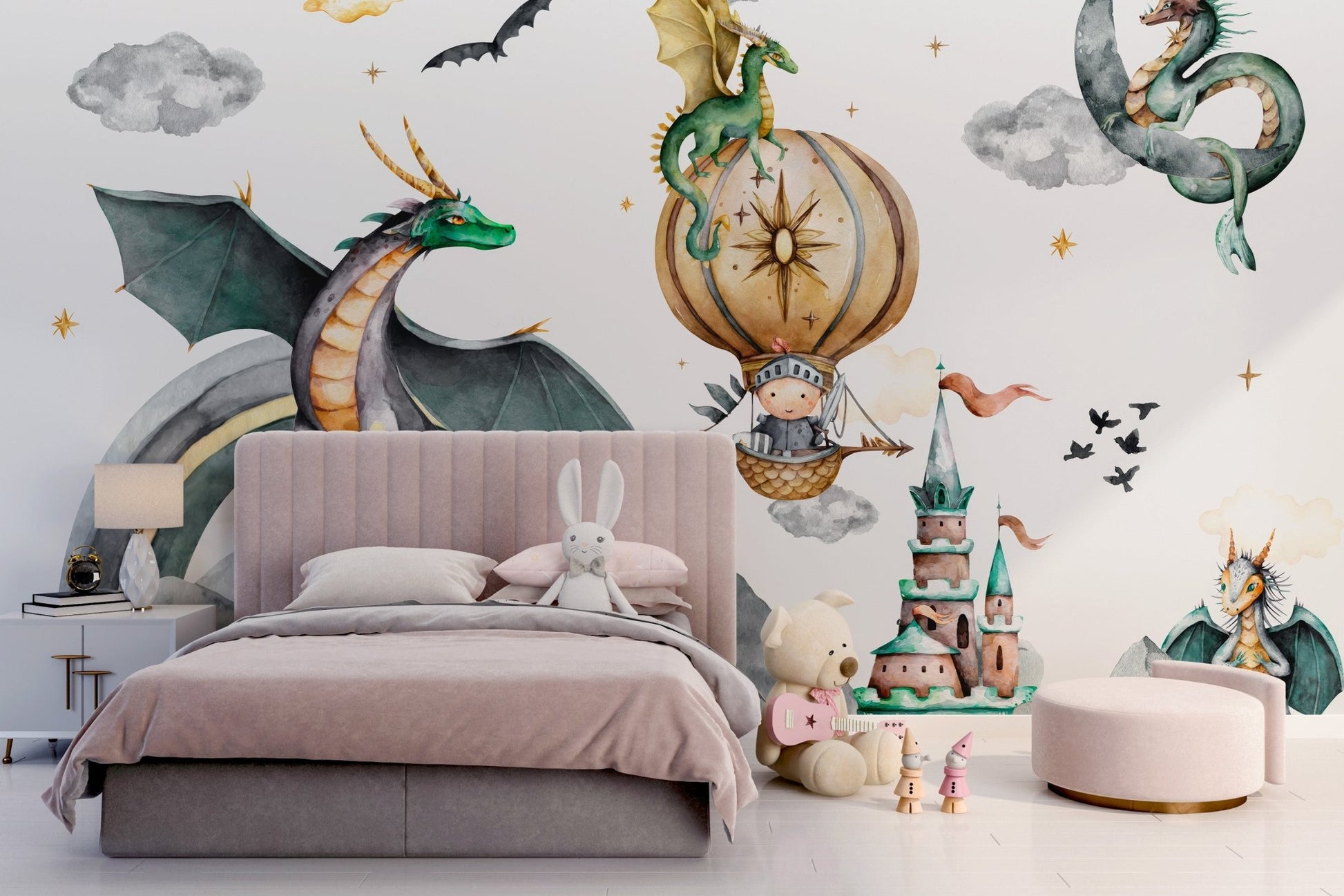 Dragon Kingdom Wall Mural - Wallanza