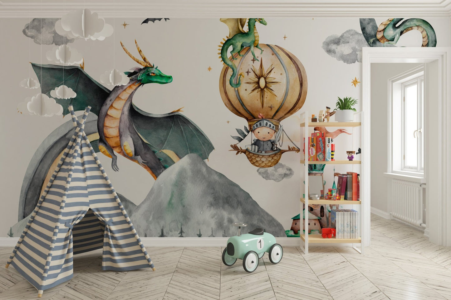 Dragon Kingdom Wall Mural - Wallanza