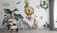 Dragon Kingdom Wall Mural - Wallanza