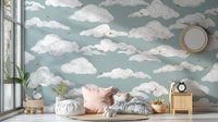 Dreamy Dancing Skies Wallpaper Mural - Wallanza