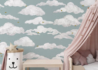 Dreamy Dancing Skies Wallpaper Mural - Wallanza