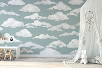 Dreamy Dancing Skies Wallpaper Mural - Wallanza