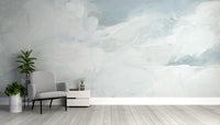 Dreamy Watercolor Sky Wall Mural - Wallanza