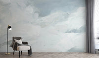 Dreamy Watercolor Sky Wall Mural - Wallanza