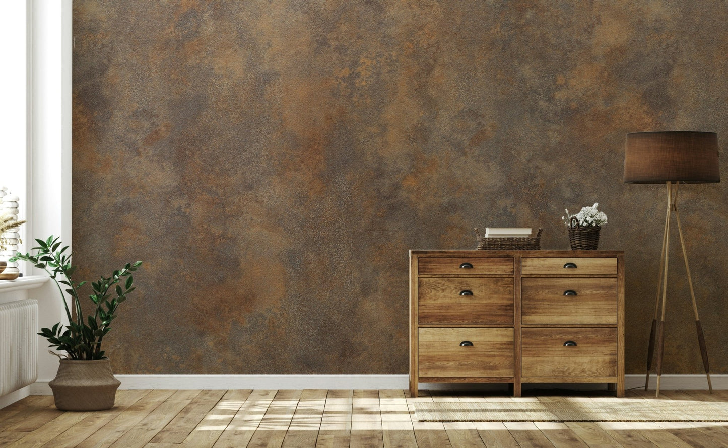 Earthen Patina Wall Mural - Wallanza