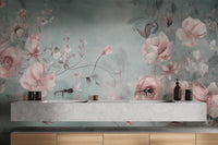 Elegant Flora Wallpaper Mural - Wallanza