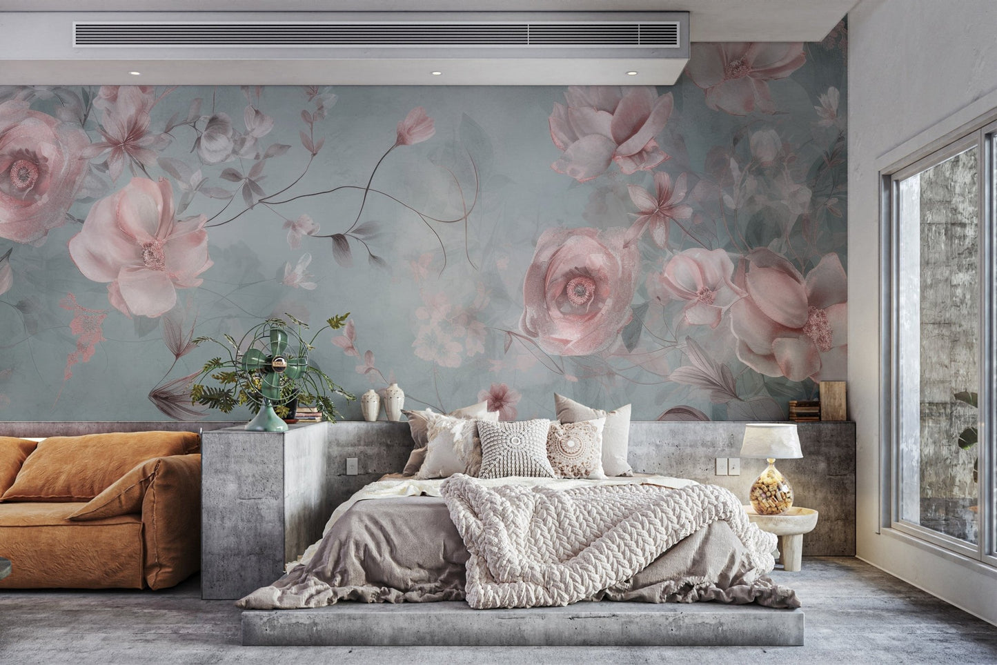 Elegant Flora Wallpaper Mural - Wallanza