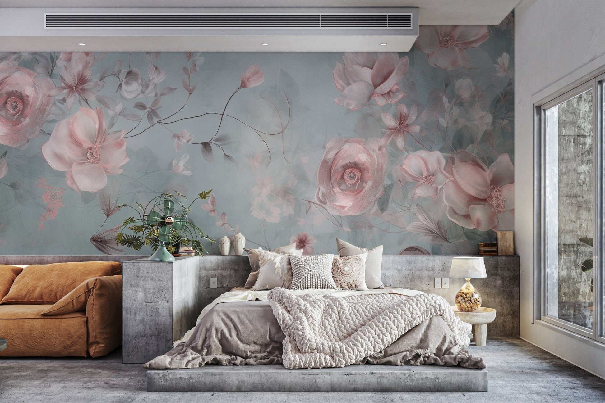 Elegant Flora Wallpaper Mural - Wallanza