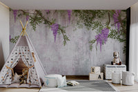 Elegant Wisteria Flower Wallpaper - Wallanza