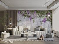 Elegant Wisteria Flower Wallpaper - Wallanza