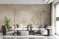Ephemeral Gold Wall Mural - Wallanza