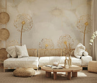 Ephemeral Gold Wall Mural - Wallanza