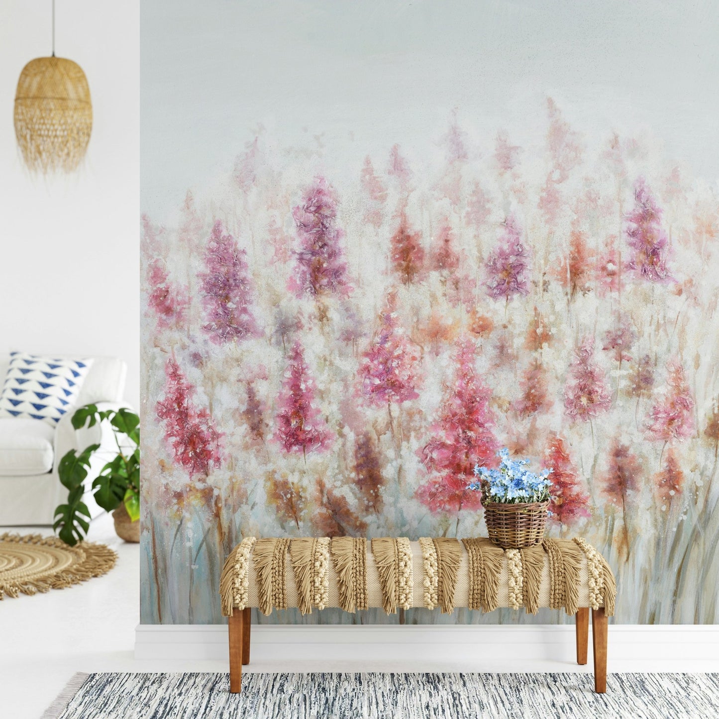 Ethereal Blooms Wall Mural - Wallanza