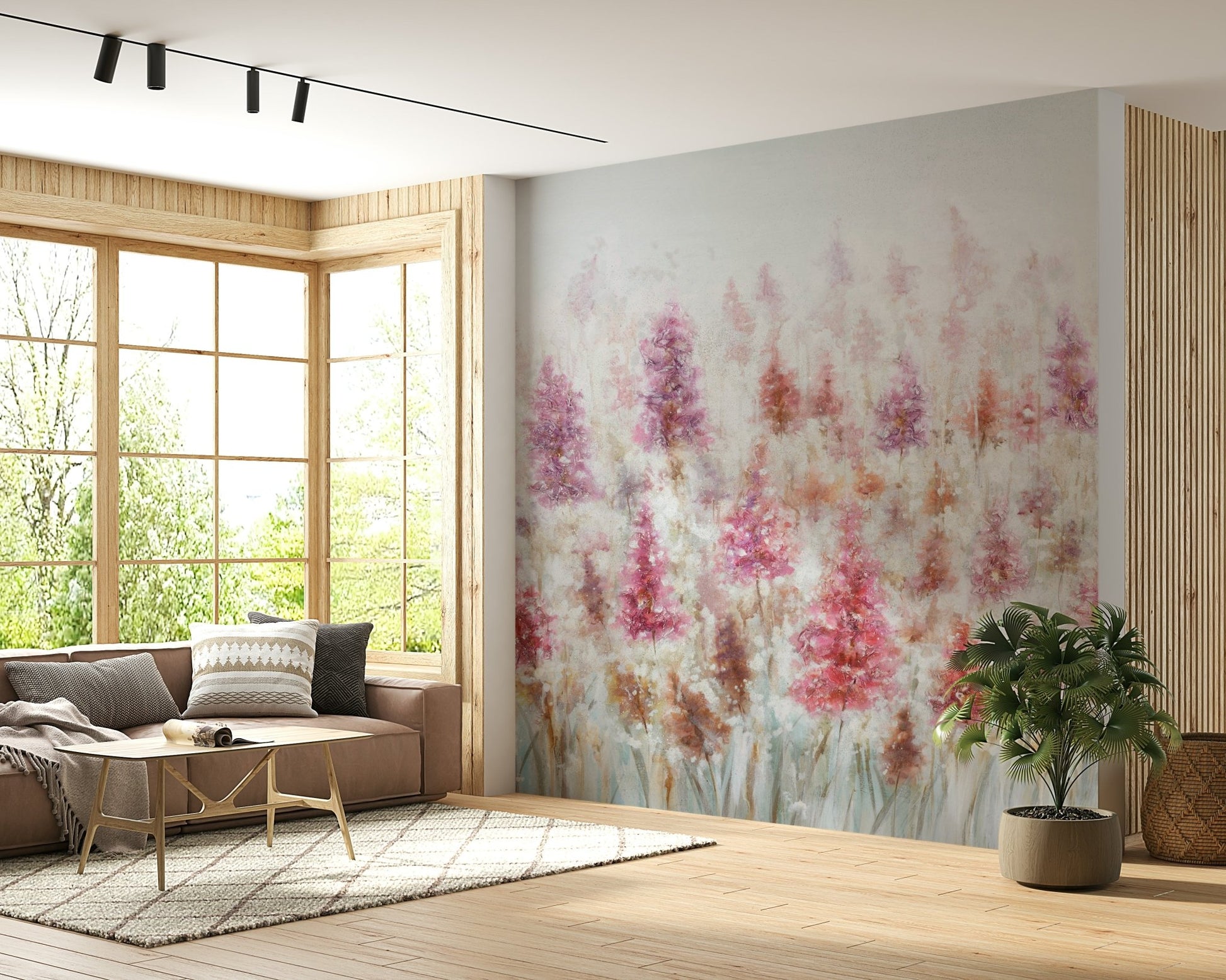 Ethereal Blooms Wall Mural - Wallanza