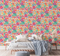 Exotic Blooms Wallpaper Mural - Wallanza