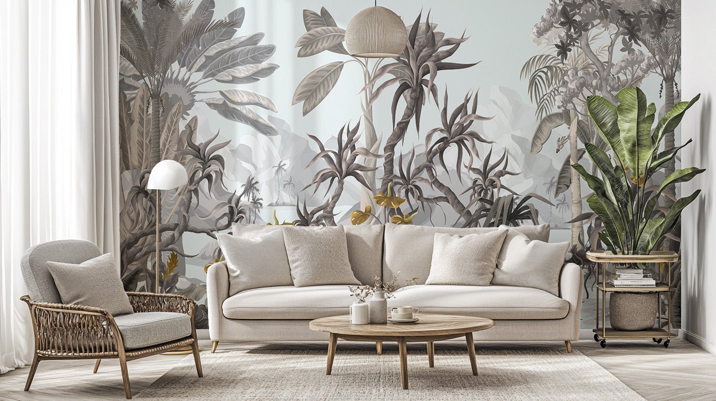 Exotic Botanicals Wallpaper Mural - Wallanza
