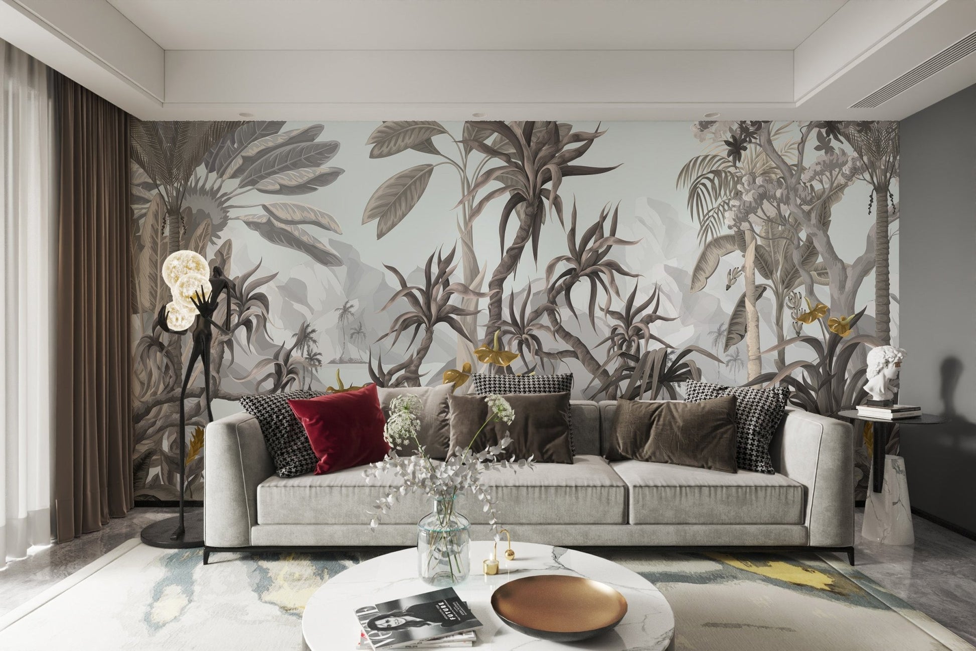 Exotic Botanicals Wallpaper Mural - Wallanza