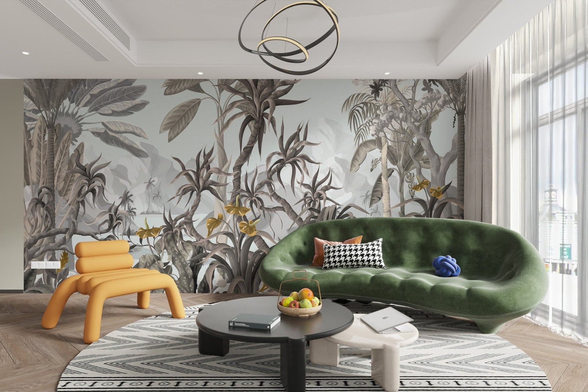 Exotic Botanicals Wallpaper Mural - Wallanza