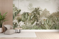 Exotic Mountain View Wall Mural - Wallanza