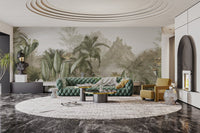 Exotic Mountain View Wall Mural - Wallanza