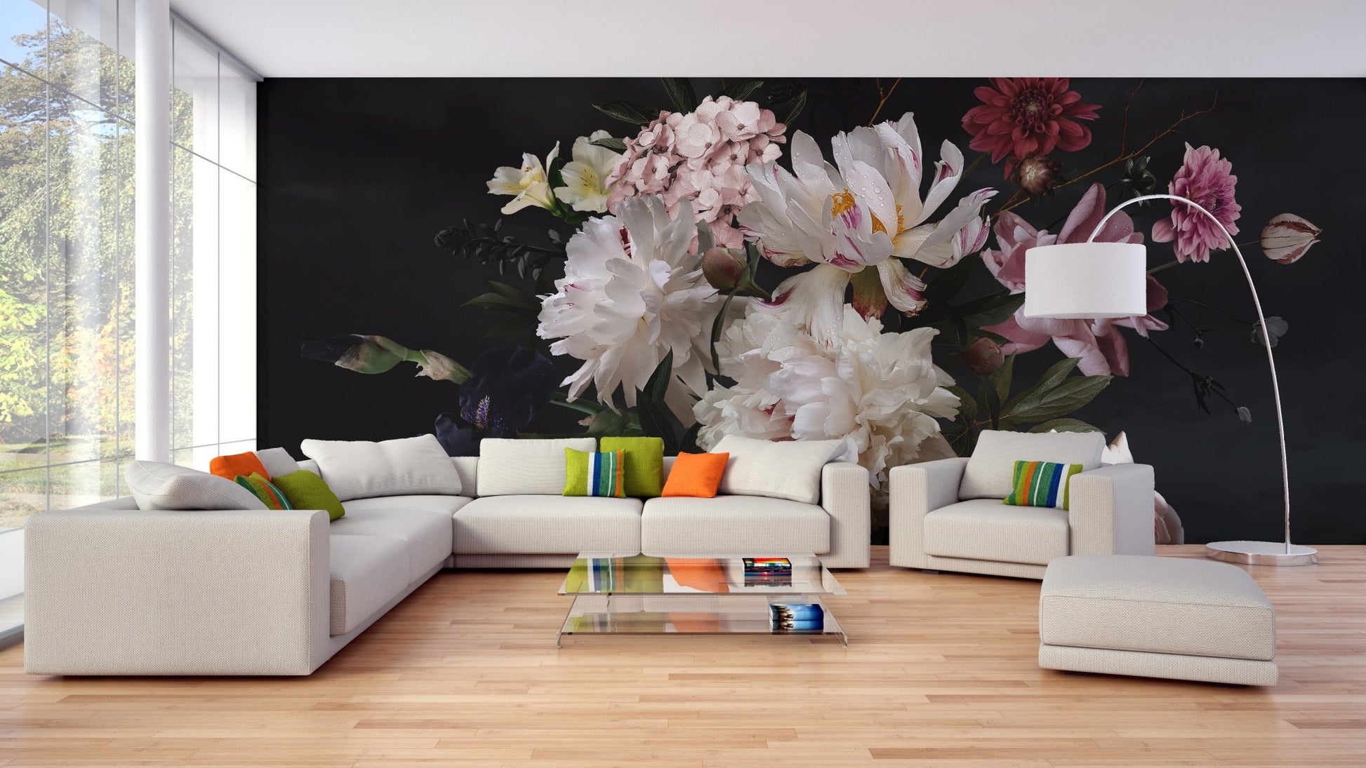 Beautiful Flower Meadows Wallpaper Mural

