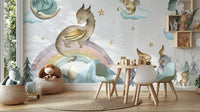 Fairytale Dragon Soiree Wall Mural - Wallanza