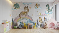 Fairytale Dragon Soiree Wall Mural - Wallanza