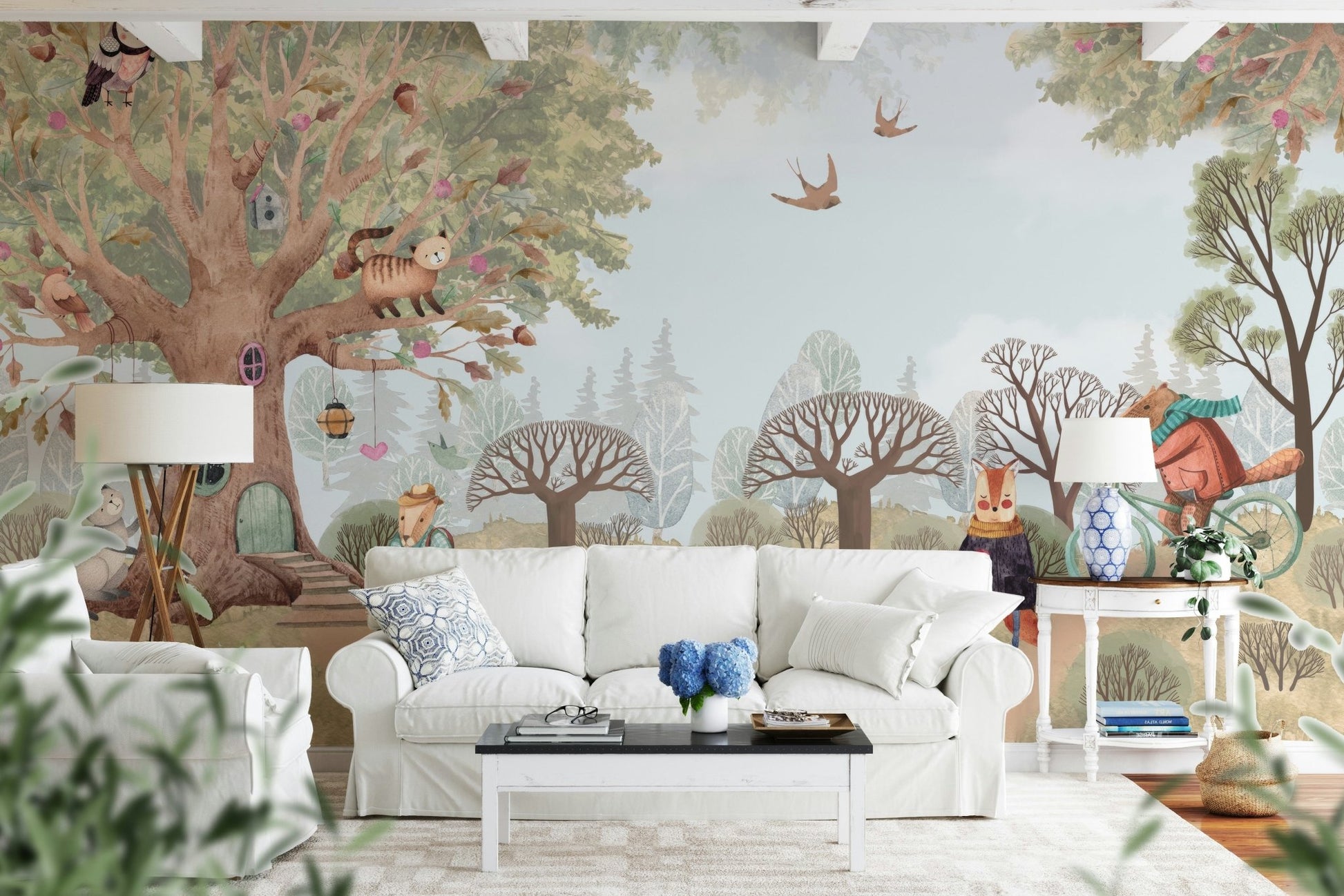 Fairytale Forest Wall Mural - Wallanza
