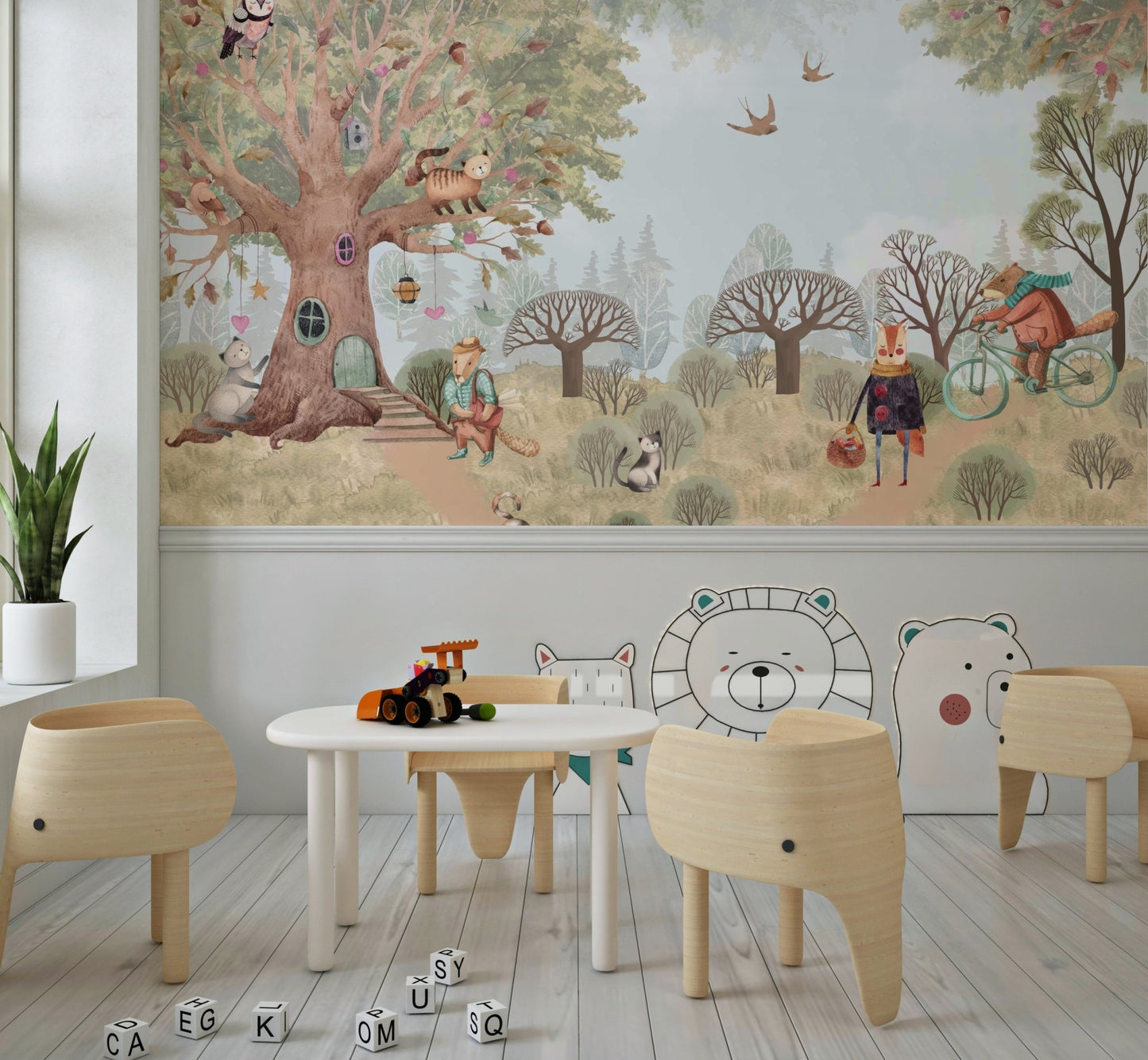 Fairytale Forest Wall Mural - Wallanza