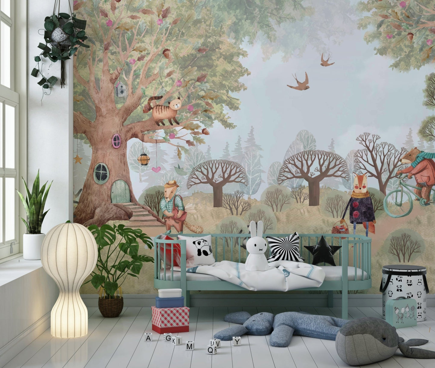 Fairytale Forest Wall Mural - Wallanza