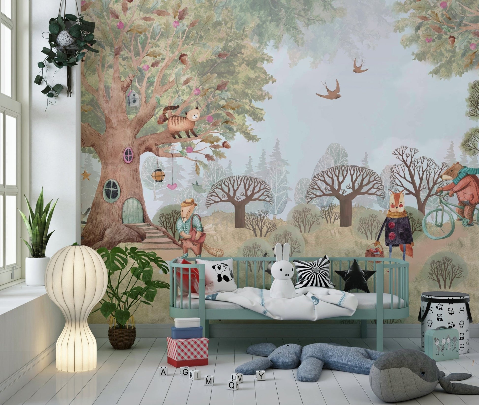 Fairytale Forest Wall Mural - Wallanza