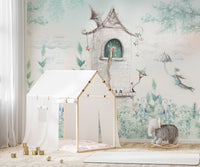 Royal princess castle wallpaper for fantasy
