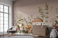 Fantasy Mushroom Garden Wallpaper - Wallanza