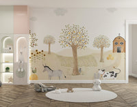 Farm Animals Adventure Wall Mural - Wallanza