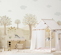 Farm Animals Adventure Wall Mural - Wallanza