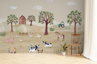 Farm Life Wallpaper Mural - Wallanza