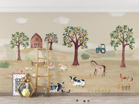 Farm Life Wallpaper Mural - Wallanza