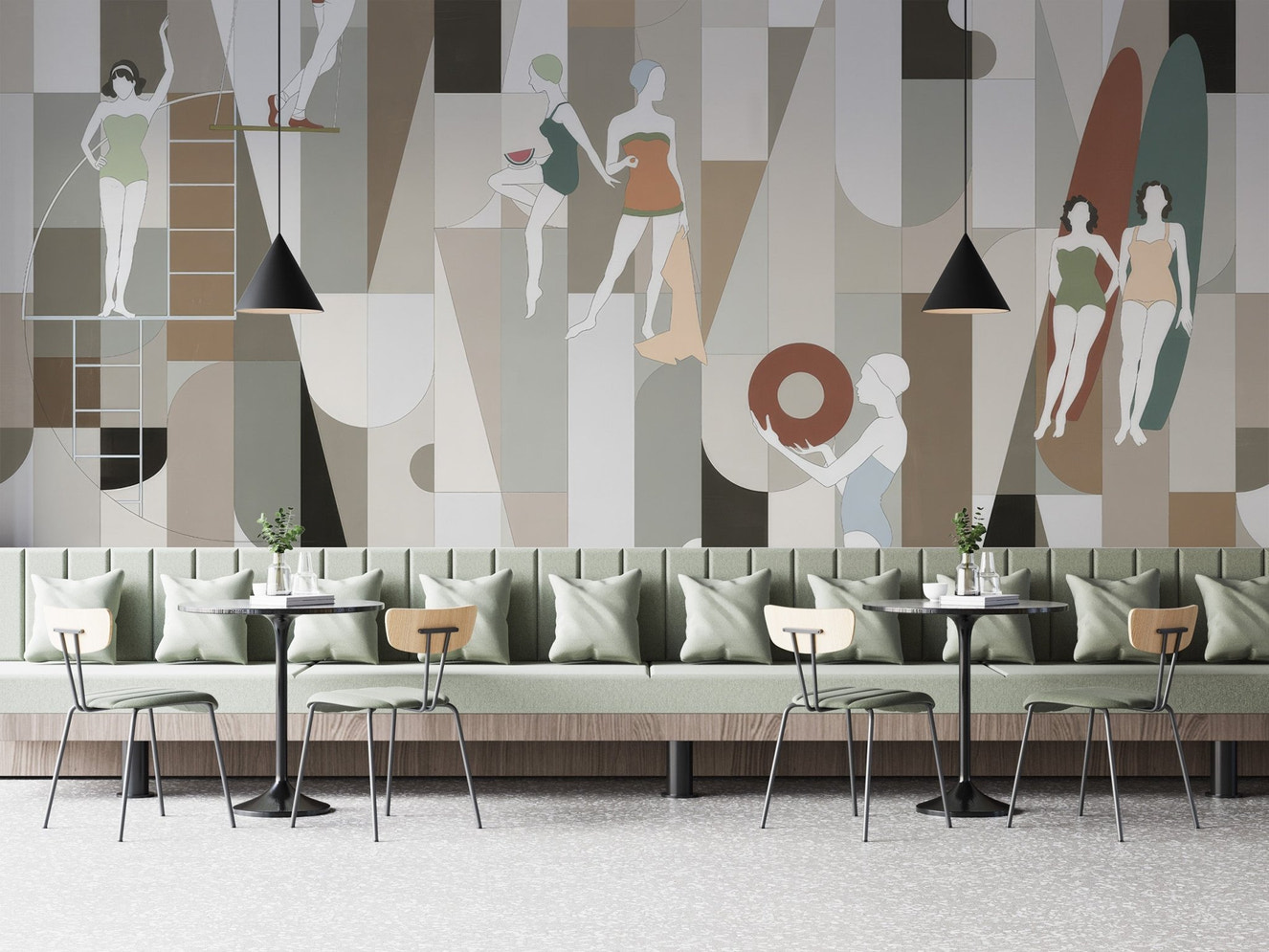 Fashion Store Wall Mural - Wallanza
