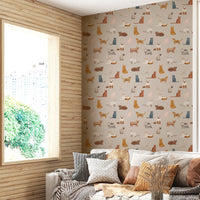 Artistic cat variety wallpaper murals