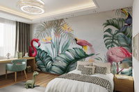 Flamingo Tropical Jungle Wallpaper - Wallanza