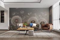 Floating Seeds Tranquil Wall Mural - Wallanza