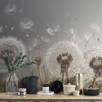 Floating Seeds Tranquil Wall Mural - Wallanza