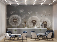 Floating Seeds Tranquil Wall Mural - Wallanza