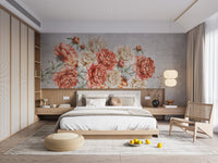 Floral Elegance Wallpaper Mural - Wallanza