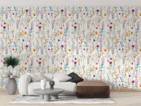 Floral Elegance Wallpaper Mural - Wallanza