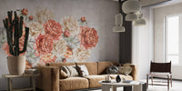 Floral Elegance Wallpaper Mural - Wallanza