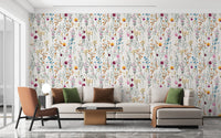 Floral Elegance Wallpaper Mural - Wallanza