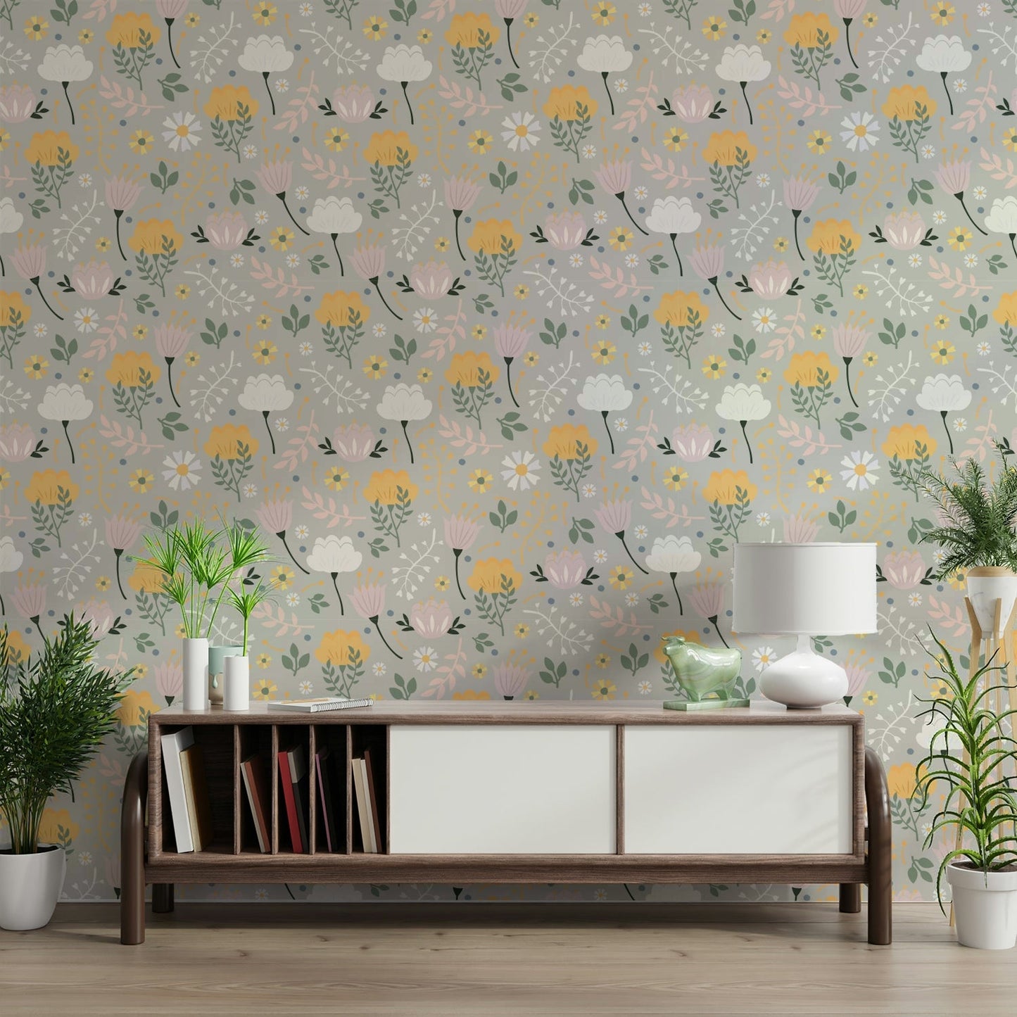 Floral Pattern Wallpaper⁠ - Wallanza